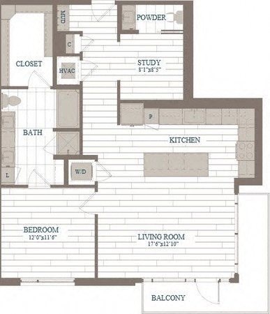 The Hudson Chelsea Floor Plan